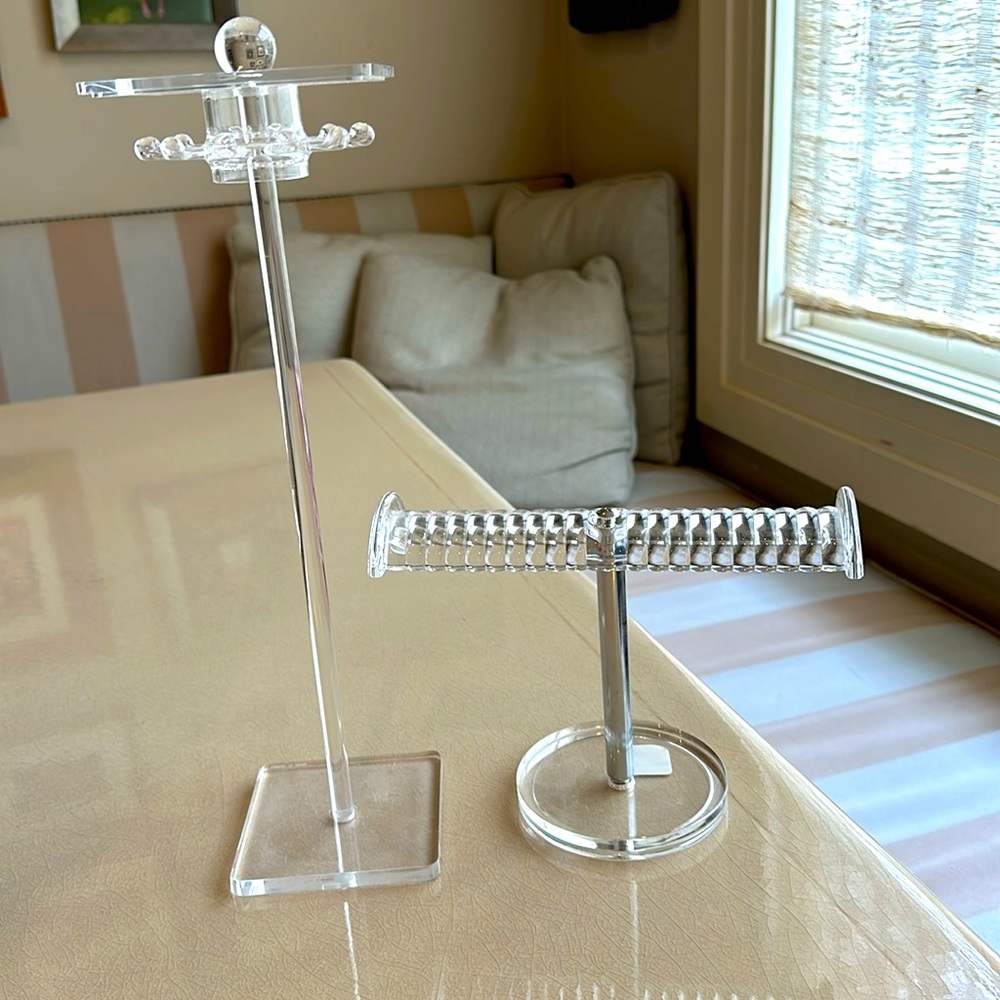 Acrylic Jewelry Organizers - set of two